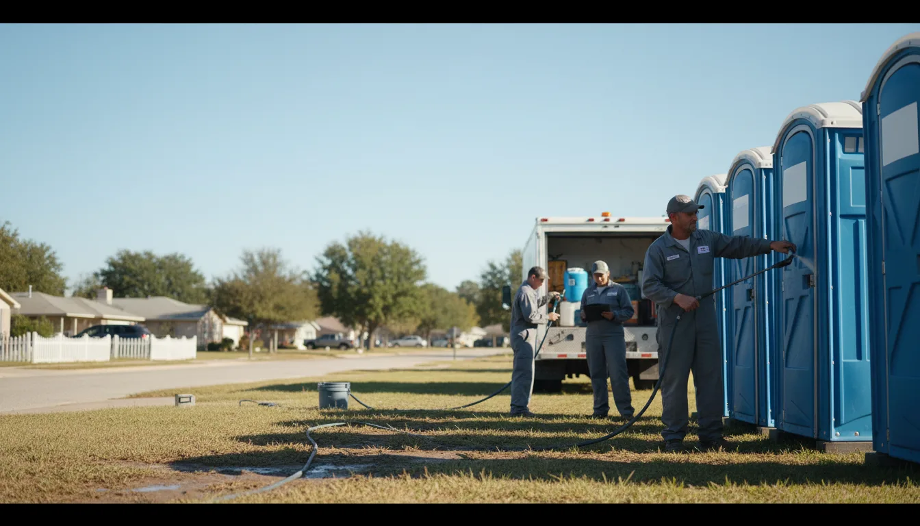 Long-Term Portable Toilet Rental in Devers, TX near me